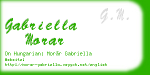 gabriella morar business card